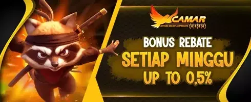 Rebate Slot Mingguan Hingga 0.5% banner